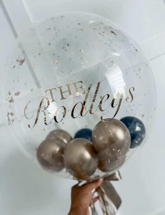 Bubble - Navy and Gold